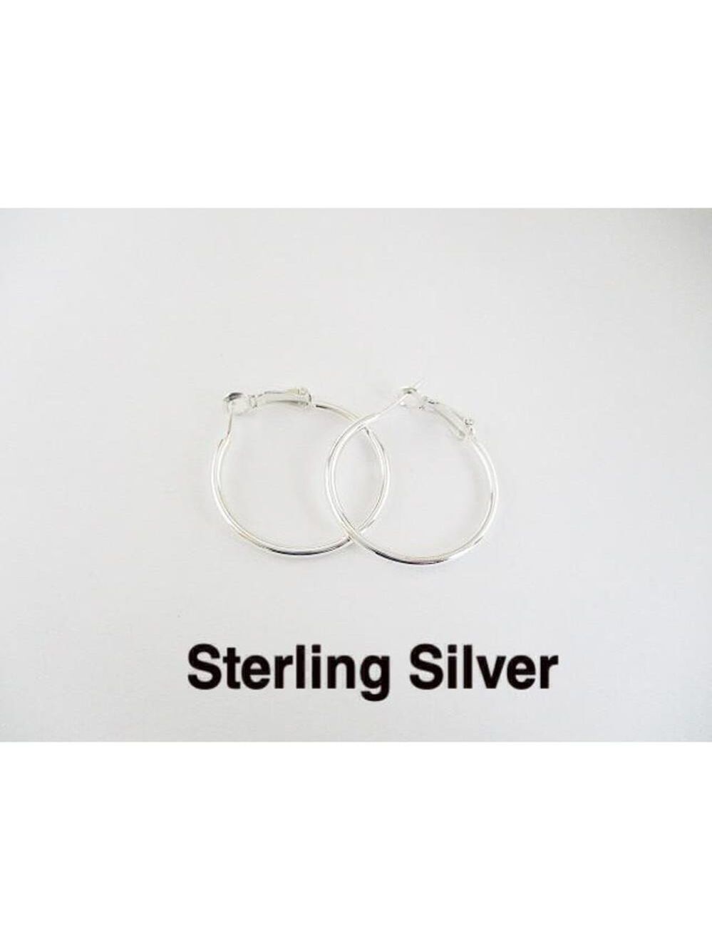 Sterling Silver Hoop Earrings
